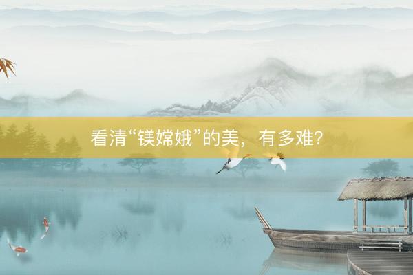 看清“镁嫦娥”的美，有多难？