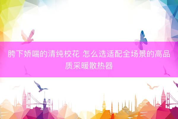 胯下娇喘的清纯校花 怎么选适配全场景的高品质采暖散热器