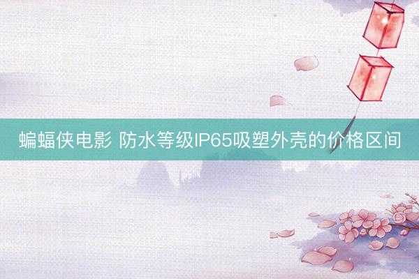 蝙蝠侠电影 防水等级IP65吸塑外壳的价格区间