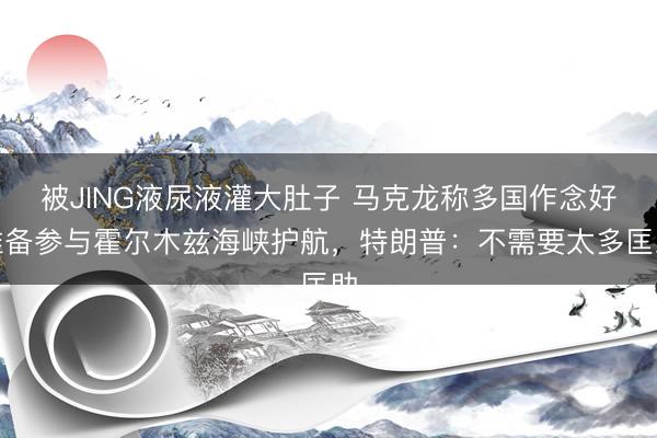 被JING液尿液灌大肚子 马克龙称多国作念好准备参与霍尔木兹海峡护航，特朗普：不需要太多匡助